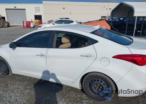 2011 Hyundai Elantra Gls from USA, damaged, VIN 5NPDH4AE9BH019454